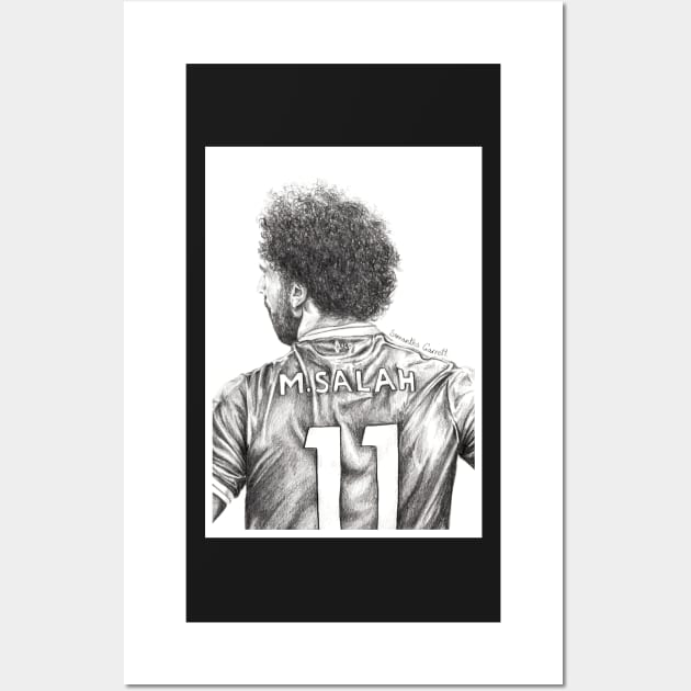 Mo Salah Shirt Wall Art by samanthagarrett